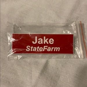 Jake from State Farm Name tag